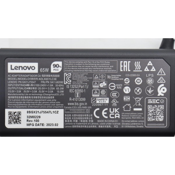 Lenovo ThinkPad E16 Gen 1 Orijinal Adaptor