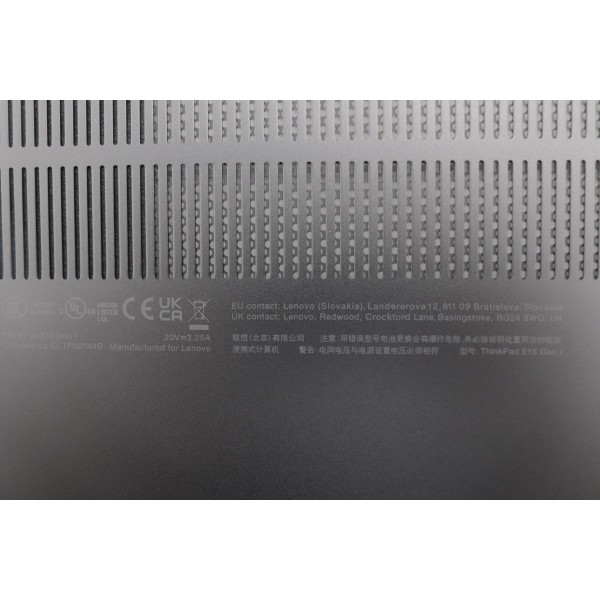 Lenovo ThinkPad E16 Gen 1 Orijinal Alt Kasa