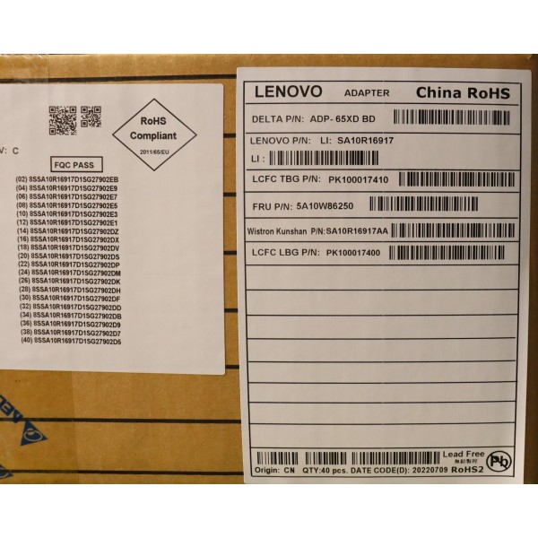 Lenovo ThinkPad T16 Gen1 Orijinal Adaptor